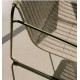 Cadeira Arvin Swirl em tecido chenille bege e pernas de madeira de carvalho VeryForma