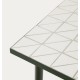 Arvin Swirl stoel in beige chenille stof en VeryForma eikenhouten poten
