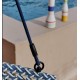 Aliga Sedia Sospesa in Alluminio e Rattan Blu VeryForma