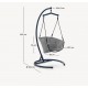 Fauteuil suspendu Aliga en aluminium et rotin bleu VeryForma