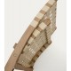 Beli Folding Armchair in solid wood and cream rope VeryForma