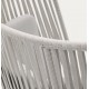 Saco Outdoor-Sessel aus Seil und grauem Stahl VeryForma