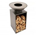 Mesa de Braseiro Onyx 80 e Grade Elevada RedFire