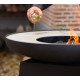 Zwarte Orion Classic Brazier en RedFire deksel