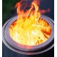 Vulkaan Groot Zwart RoodVuur Brazier