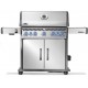 Barbecue gaz Napoleon Rogue® PRO-S 625 RSIB inox SIZZLE ZONE™ 7 avec brûleur latéral et arrière infrarouge