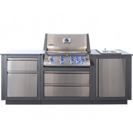 Cuisine extérieure OASISᴹᴰ Compact P500 Napoleon barbecue et Sizzle Zoneᴹᴰ