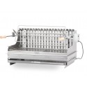Le Marquier Irissarry roestvrijstalen barbecue met draaispit 78x32