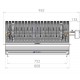 Le Marquier Irissarry roestvrijstalen barbecue met draaispit 78x32