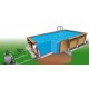 Piscine Bois Ubbink Azura 300x430 H126cm Liner bleu