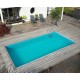 Piscine Bois Ubbink Azura 300x430 H126cm Liner bleu