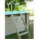 Piscine Bois Ubbink Azura 300x430 H126cm Liner beige