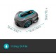 Gardena Smart Sileno Free Mähroboter ohne Begrenzungskabel 600m2
