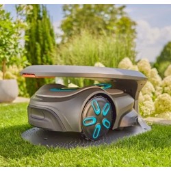 Gardena Robot Sileno Free en Max Grasmaaier Shelter
