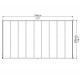 Pérgola de parede Olympia 3x4,25m em alumínio branco e policarbonato Canopia