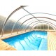 Abri de Piscine haut Télescopique 6.5x10.6x2.10m Trend Standart Abrilios