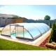 Abri de Piscine haut Télescopique 6.5x10.6x2.10m Trend Standart Abrilios