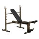Best Fitness BFOB10 folding Olympic Home weight bench
