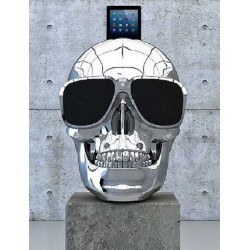 AeroSkull HD Plus Altoparlante Bluetooth Jarre Technologies Crome Argento